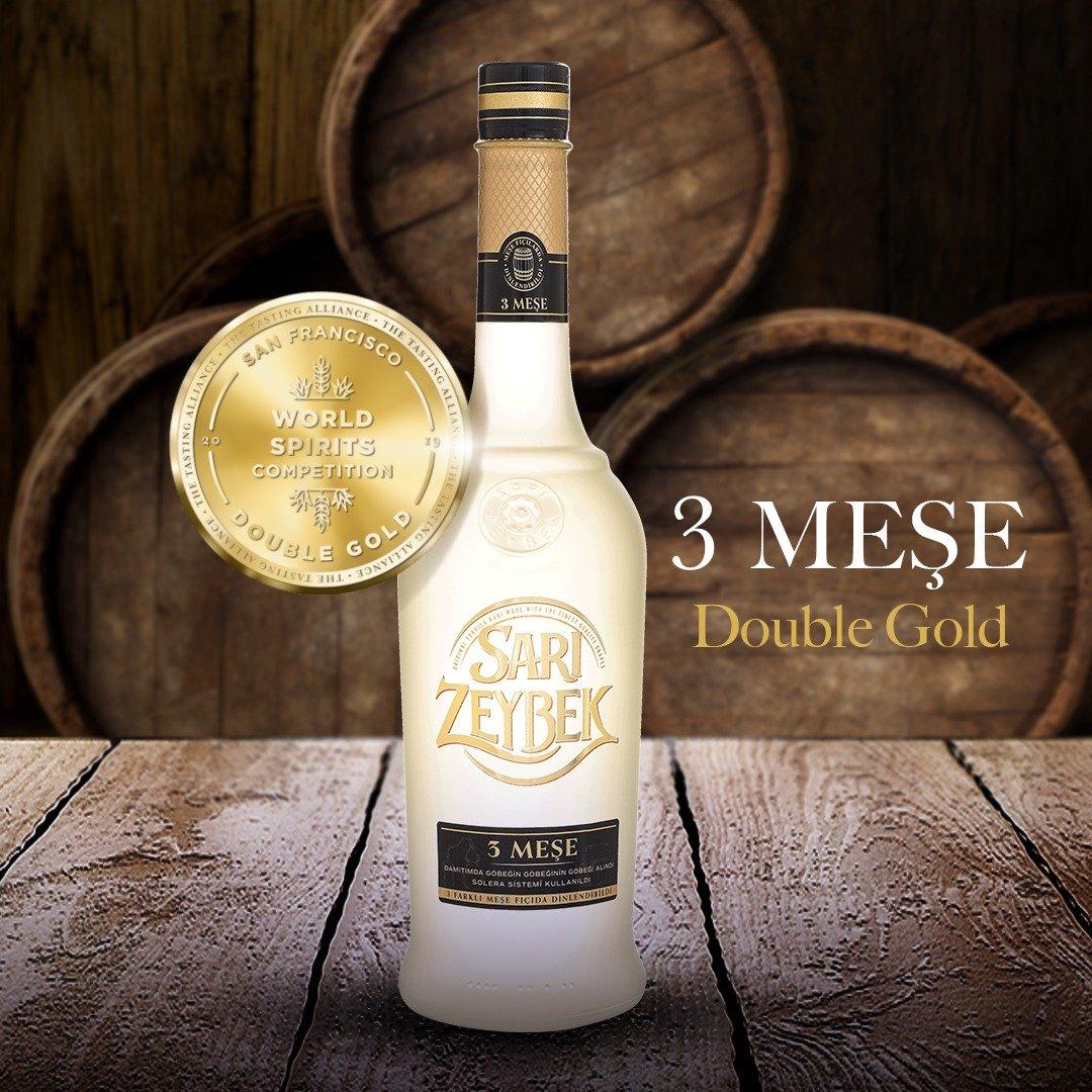 SARI ZEYBEK  3 MEŞE RAKI 35 CL